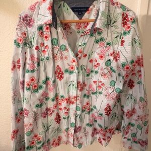 Tommy Hilfiger Striped Floral Shirt
